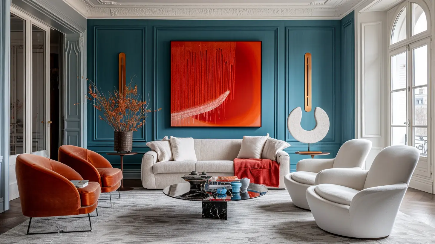 Making Bold Color Choices Work in a Neutral Space