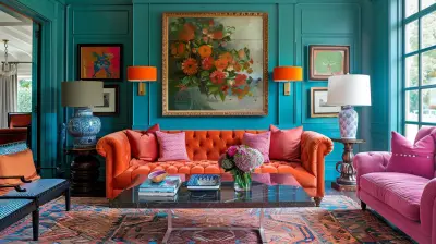 Making Bold Color Choices Work in a Neutral Space